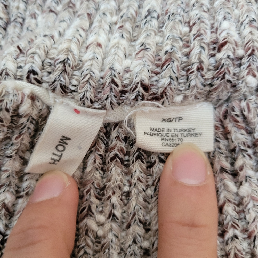 Moth Knit Wrap Sweater Skirt - Picture 4 of 7